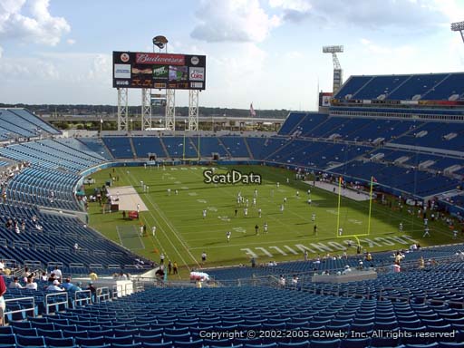 Seat view from section 326 at TIAA Bank Field, home of the Jacksonville Jaguars