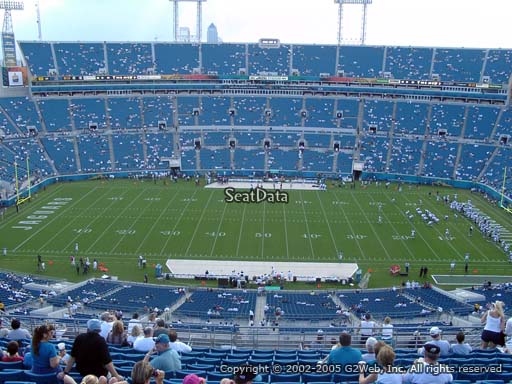 Seat view from section 436 at TIAA Bank Field, home of the Jacksonville Jaguars