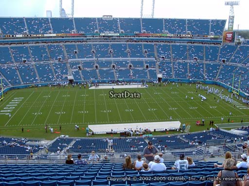 Seat view from section 437 at TIAA Bank Field, home of the Jacksonville Jaguars