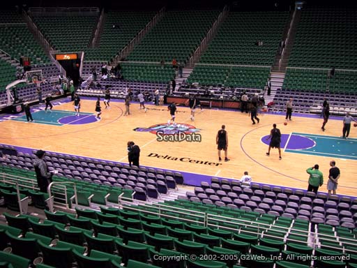 View from Section 6 at Vivint Smart Home Arena, Home of the Utah Jazz