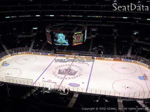 Seat view from section 317 at the Staples Center, home of the Los Angeles Kings