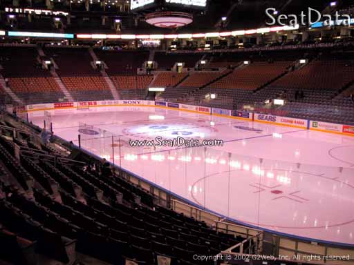 Seat view from section 116 at Scotiabank Arena, home of the Toronto Maple Leafs