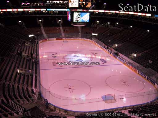 Seat view from section 304 at Scotiabank Arena, home of the Toronto Maple Leafs