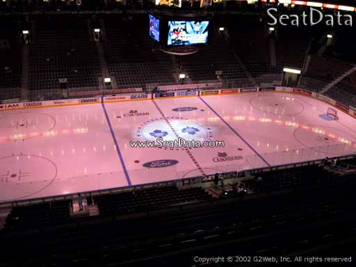 Seat view from section 310 at Scotiabank Arena, home of the Toronto Maple Leafs