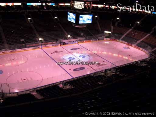 Seat view from section 311 at Scotiabank Arena, home of the Toronto Maple Leafs