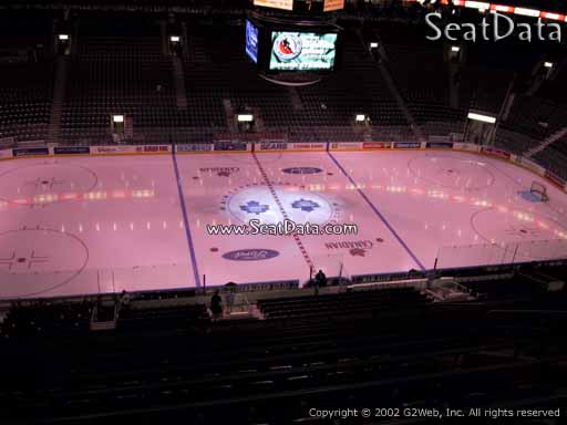 Seat view from section 322 at Scotiabank Arena, home of the Toronto Maple Leafs