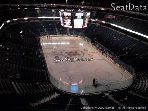 Seat view from section 310 at Amalie Arena, home of the Tampa Bay Lightning