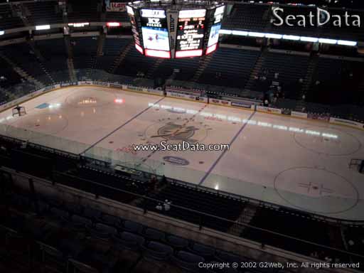Seat view from section 314 at Amalie Arena, home of the Tampa Bay Lightning