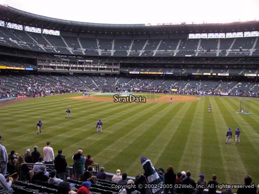 Seat view from section 106 at T-Mobile Park, home of the Seattle Mariners
