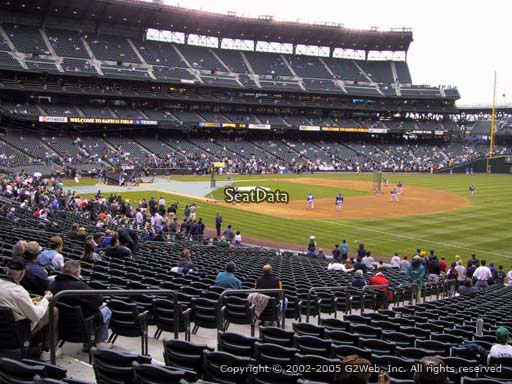 Seat view from section 116 at T-Mobile Park, home of the Seattle Mariners