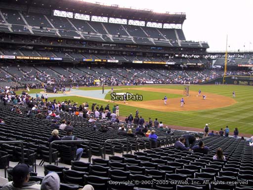 Seat view from section 117 at T-Mobile Park, home of the Seattle Mariners