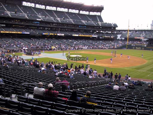 Seat view from section 118 at T-Mobile Park, home of the Seattle Mariners