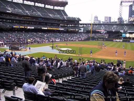 Seat view from section 120 at T-Mobile Park, home of the Seattle Mariners