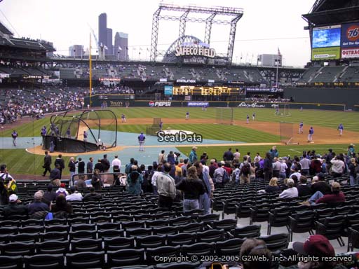 Seat view from section 125 at T-Mobile Park, home of the Seattle Mariners