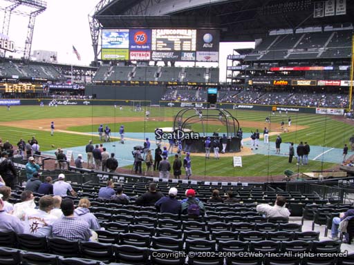Seat view from section 132 at T-Mobile Park, home of the Seattle Mariners