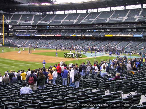 Seat view from section 143 at T-Mobile Park, home of the Seattle Mariners