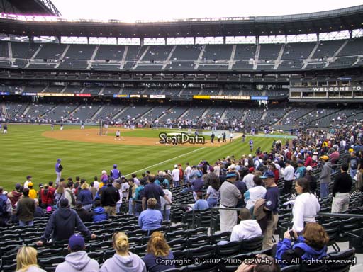 Seat view from section 148 at T-Mobile Park, home of the Seattle Mariners
