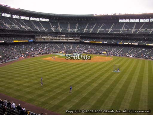 Seat view from section 195 at T-Mobile Park, home of the Seattle Mariners