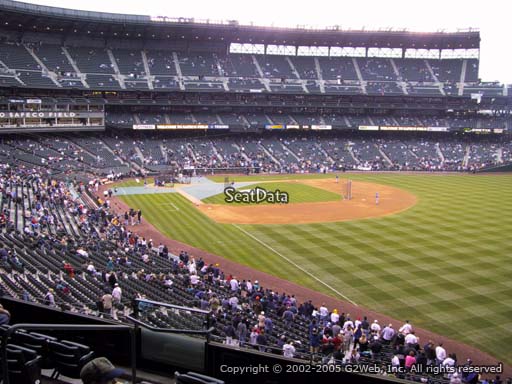 Seat view from section 212 at T-Mobile Park, home of the Seattle Mariners