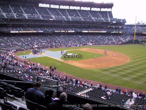 Seat view from section 216 at T-Mobile Park, home of the Seattle Mariners