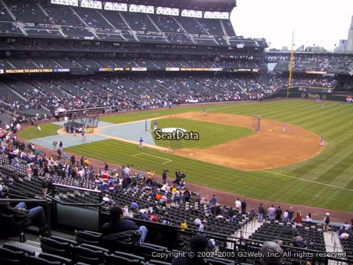 Seat view from section 218 at T-Mobile Park, home of the Seattle Mariners