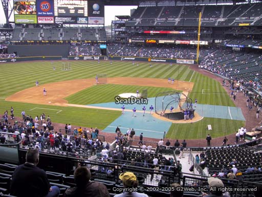Seat view from section 233 at T-Mobile Park, home of the Seattle Mariners
