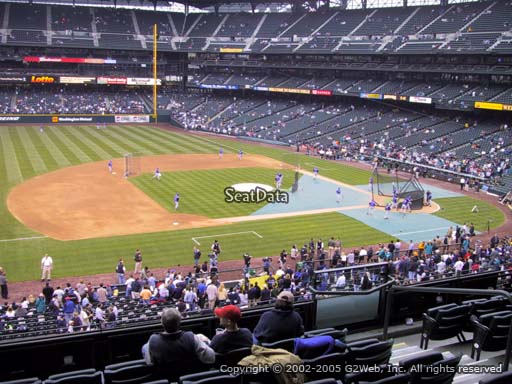 Seat view from section 240 at T-Mobile Park, home of the Seattle Mariners