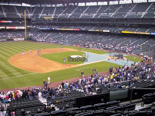Seat view from section 242 at T-Mobile Park, home of the Seattle Mariners