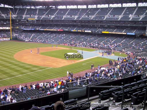 Seat view from section 244 at T-Mobile Park, home of the Seattle Mariners