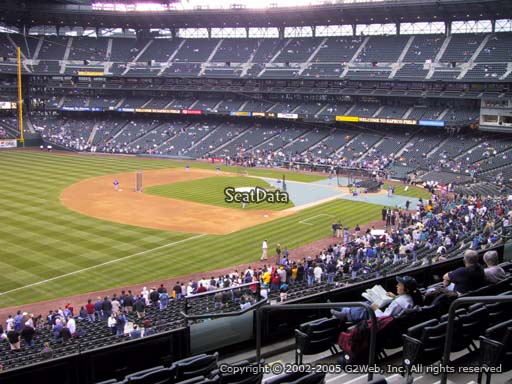 Seat view from section 245 at T-Mobile Park, home of the Seattle Mariners