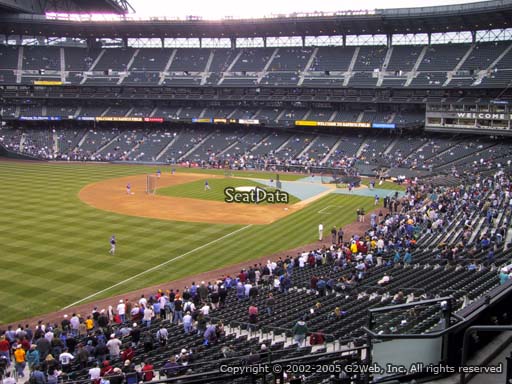 Seat view from section 247 at T-Mobile Park, home of the Seattle Mariners
