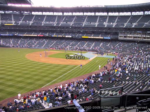 Seat view from section 248 at T-Mobile Park, home of the Seattle Mariners