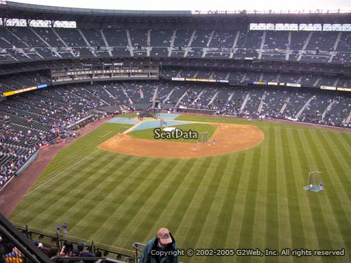 Seat view from section 306 at T-Mobile Park, home of the Seattle Mariners