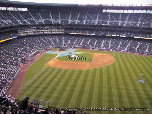Seat view from section 307 at T-Mobile Park, home of the Seattle Mariners