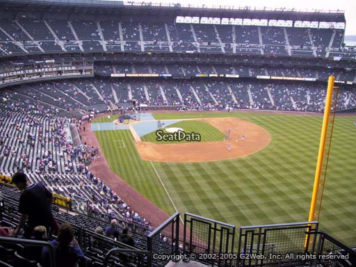 Seat view from section 311 at T-Mobile Park, home of the Seattle Mariners