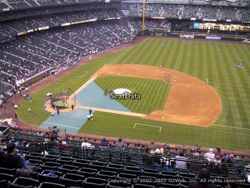 Seat view from section 321 at T-Mobile Park, home of the Seattle Mariners
