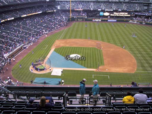 Seat view from section 323 at T-Mobile Park, home of the Seattle Mariners