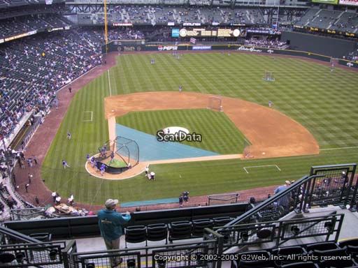 Seat view from section 326 at T-Mobile Park, home of the Seattle Mariners