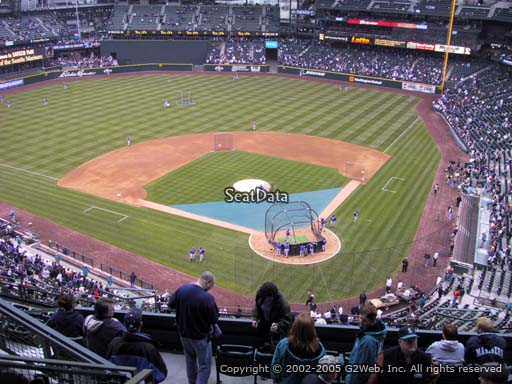 Seat view from section 332 at T-Mobile Park, home of the Seattle Mariners