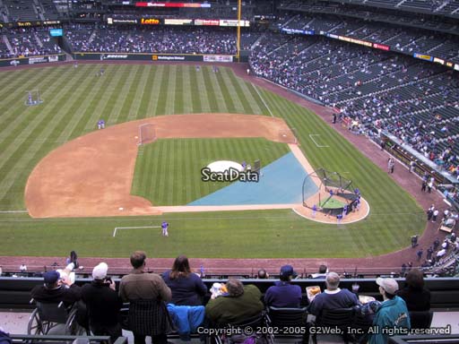 Seat view from section 337 at T-Mobile Park, home of the Seattle Mariners