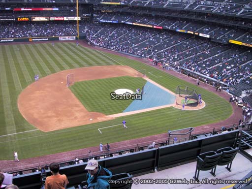 Seat view from section 340 at T-Mobile Park, home of the Seattle Mariners