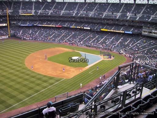 Seat view from section 345 at T-Mobile Park, home of the Seattle Mariners