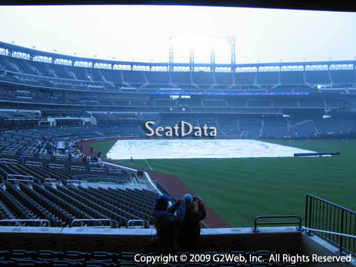 Seat view from section 104 at Citi Field, home of the New York Mets