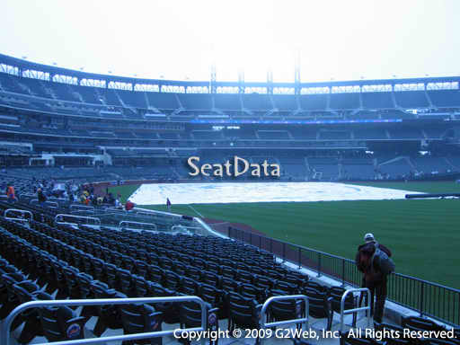 Seat view from section 105 at Citi Field, home of the New York Mets