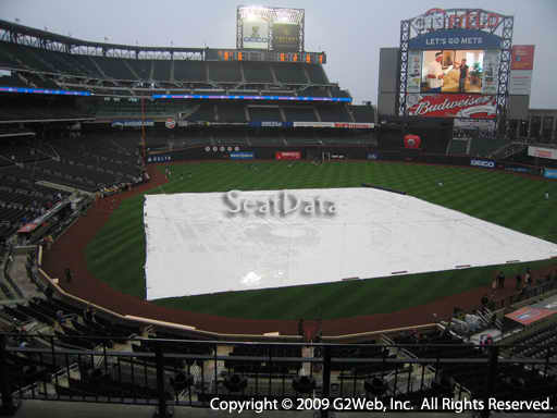 Seat view from section 316 at Citi Field, home of the New York Mets