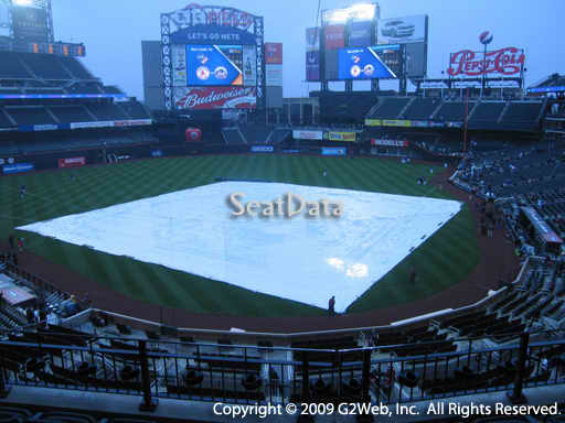 Seat view from section 321 at Citi Field, home of the New York Mets