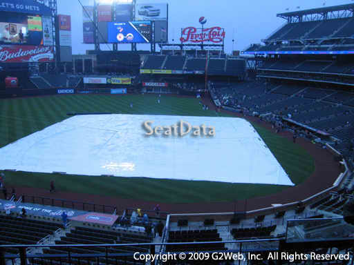 Seat view from section 325 at Citi Field, home of the New York Mets