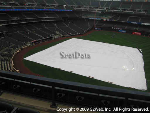 Seat view from section 407 at Citi Field, home of the New York Mets