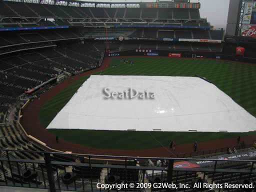 Seat view from section 409 at Citi Field, home of the New York Mets