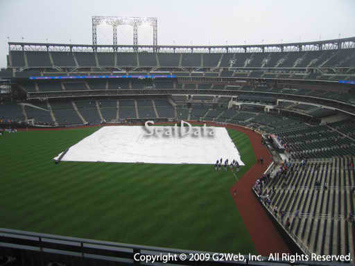 Seat view from section 432 at Citi Field, home of the New York Mets